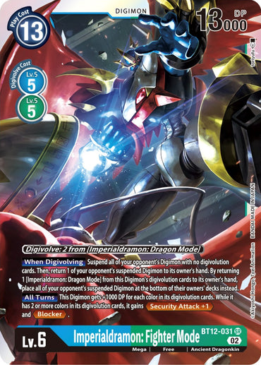 Imperialdramon: Fighter Mode [BT12-031] [Across Time] 