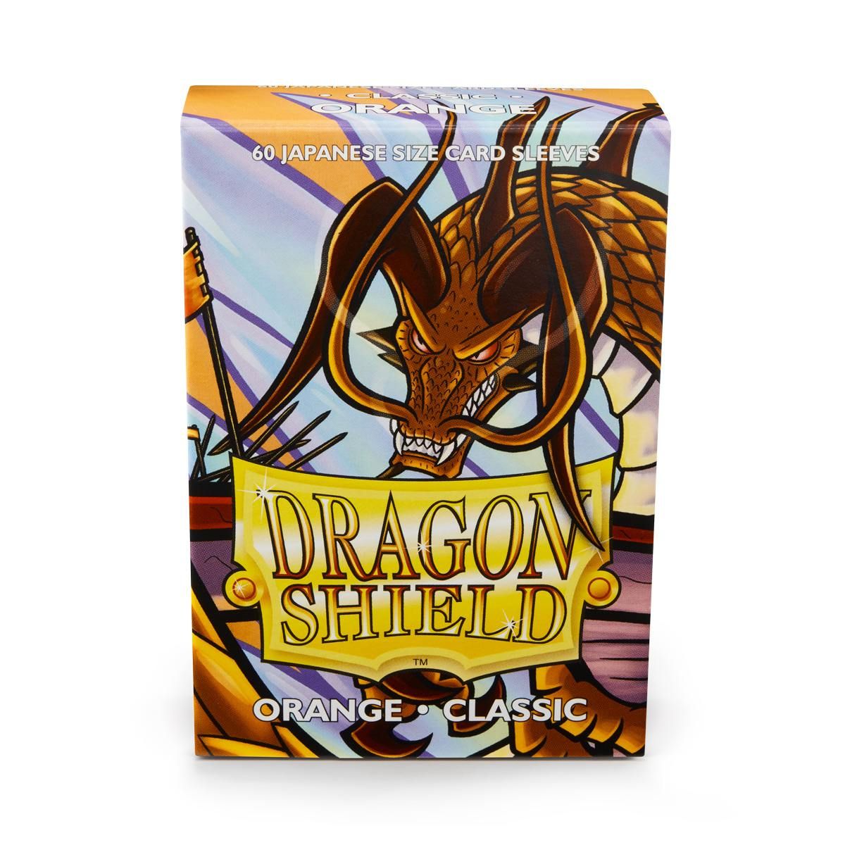 Dragon Shield: Japanese Size 60ct Sleeves - Orange (Classic) 