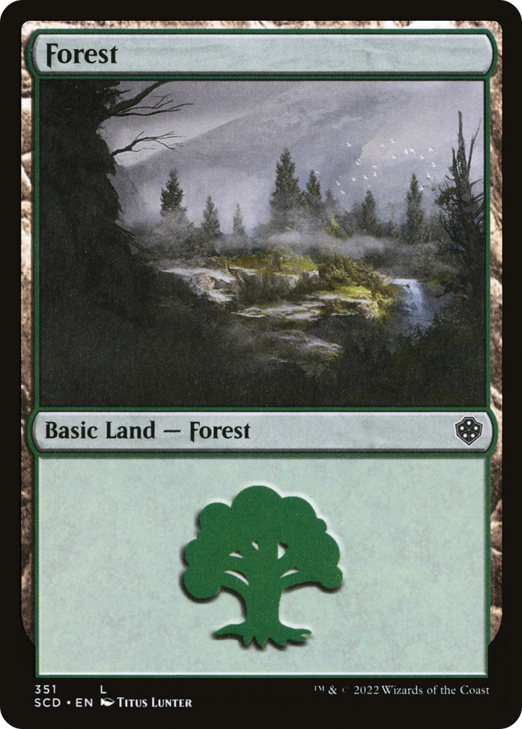 Forest (351) [Starter Commander Decks]