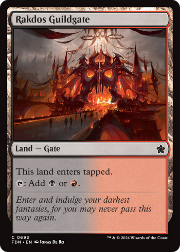 Rakdos Guildgate [Foundations] 