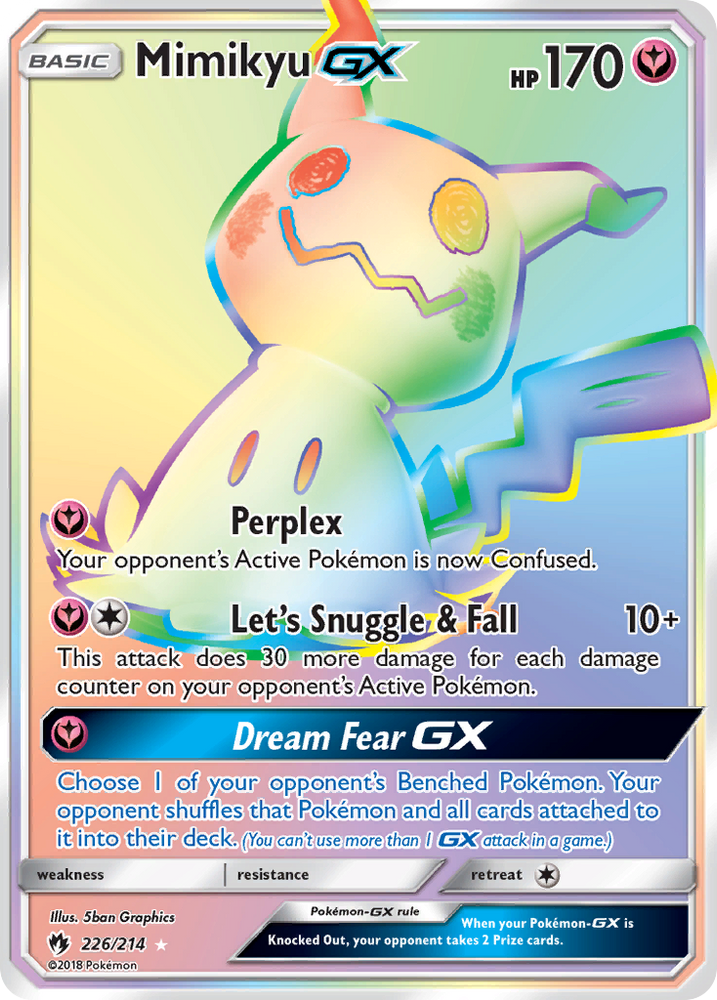 Mimikyu GX (226/214) [Sun &amp; Moon: Lost Thunder] 