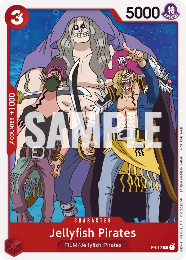 Jellyfish Pirates (One Piece Film Red) [One Piece Promotion Cards] 
