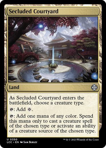 Secluded Courtyard [The Lost Caverns of Ixalan Commander] 