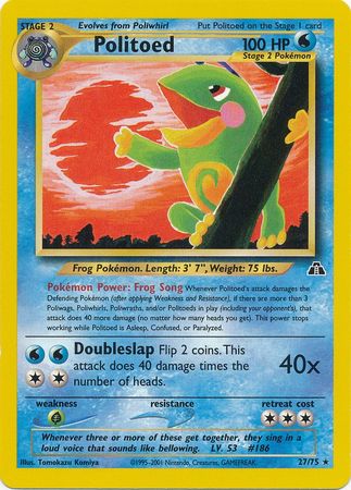 Politoed (27/75) [Neo Discovery Unlimited] 