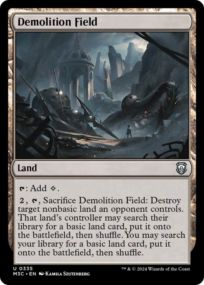 Demolition Field [Modern Horizons 3 Commander] 