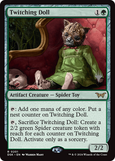 Twitching Doll [Duskmourn: House of Horror Promos] 