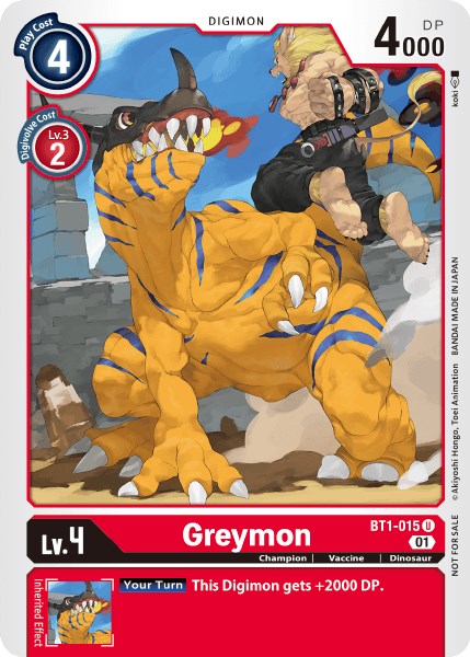 Greymon [BT1-015] (Tamer Party Vol. 3) [Release Special Booster Promos] 