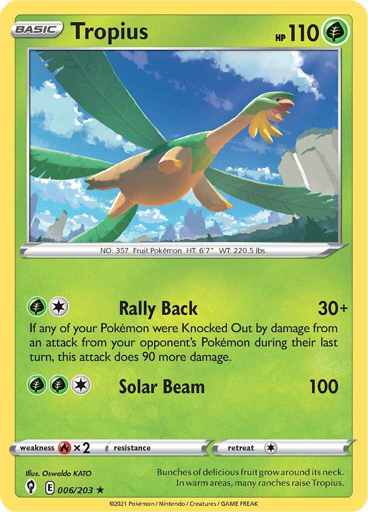 Tropius (006/203) [Sword & Shield: Evolving Skies] 