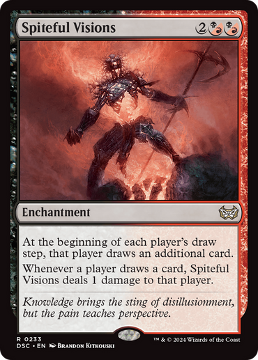 Spiteful Visions [Duskmourn: House of Horror Commander] 