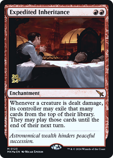 Expedited Inheritance [Murders at Karlov Manor Prerelease Promos] 