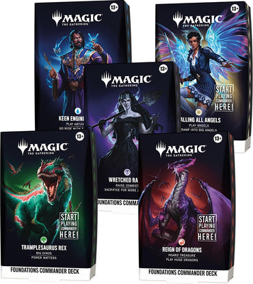 Magic: The Gathering | Foundations Commander [FDC] | Commander Deck Case