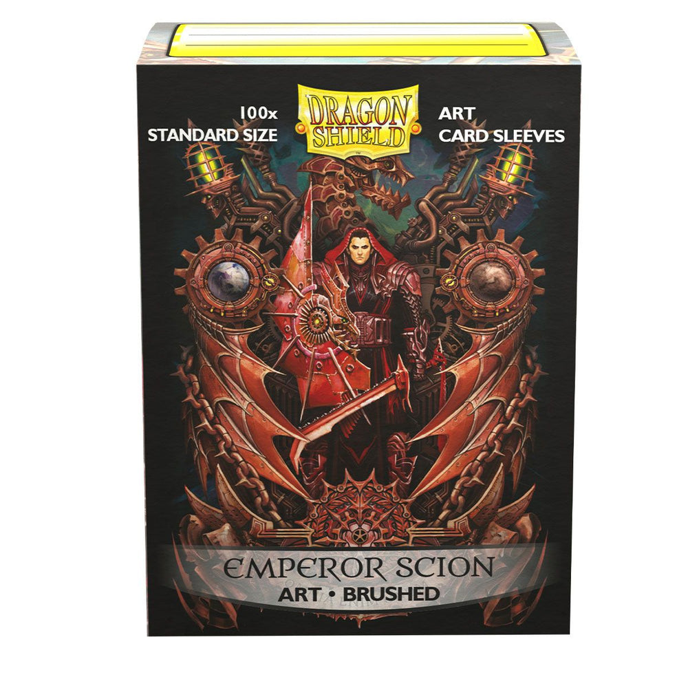 Dragon Shield: Standard 100ct Brushed Art Sleeves - Emperor Scion