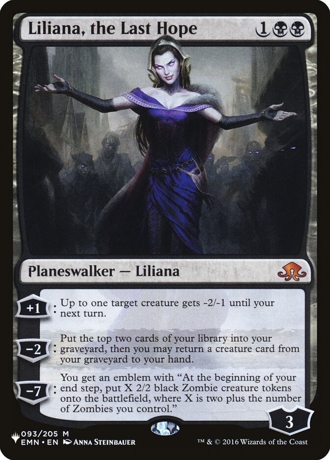 Liliana, the Last Hope [The List] 