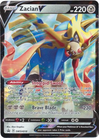 Zacian V (SWSH018) [Sword &amp; Shield: Black Star Promos] 