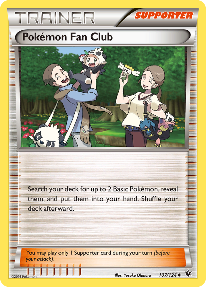 Pokemon Fan Club (107/124) [XY: Fates Collide] 