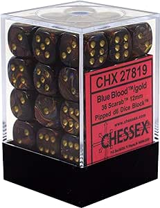 Chessex Blue Blood/Gold