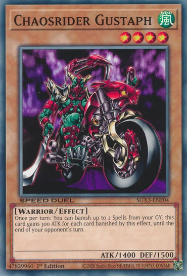 Chaosrider Gustaph [SGX3-ENF04] Common 