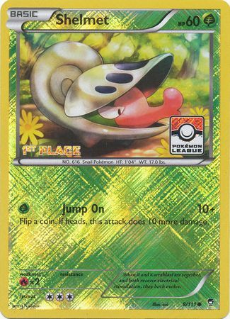 Shelmet (8/111) (League Promo 1st Place) [XY: Furious Fists] 