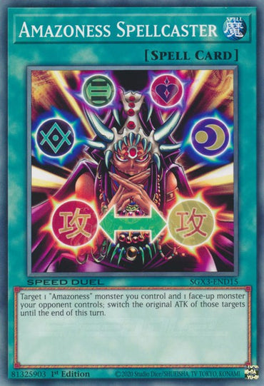 Amazoness Spellcaster [SGX3-END15] Common 