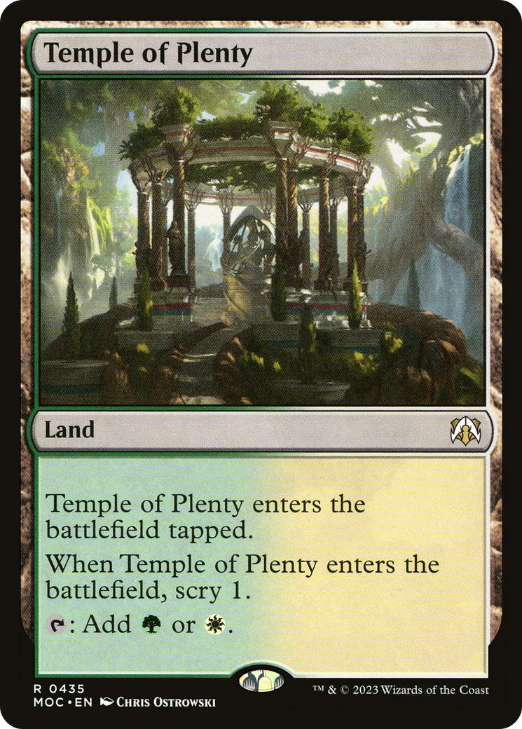 Temple of Plenty [March of the Machine Commander] 