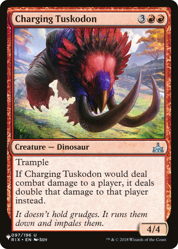 Charging Tuskodon [The List Reprints] 