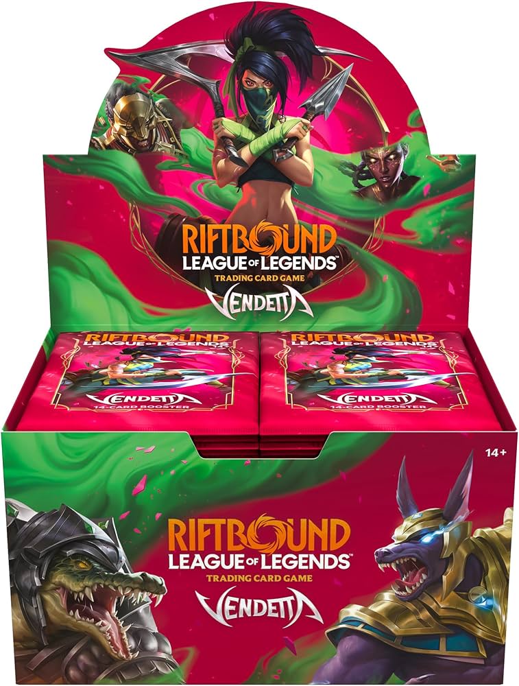 Riftbound League of Legends TCG - Vendetta - Booster Display