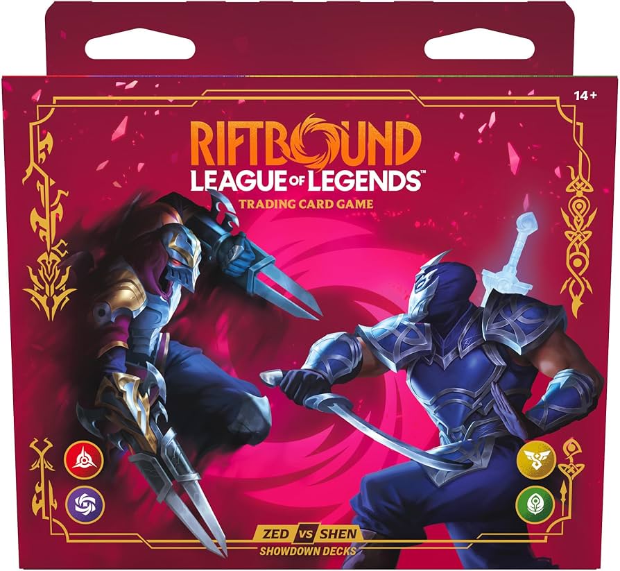 Riftbound League of Legends TCG - Vendetta - Showdown Decks: Zed vs Shen