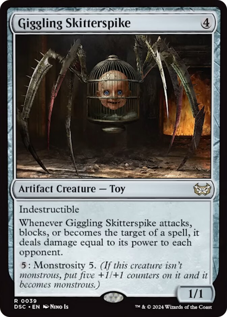 Giggling Skitterspike [Duskmourn: House of Horror Commander] 