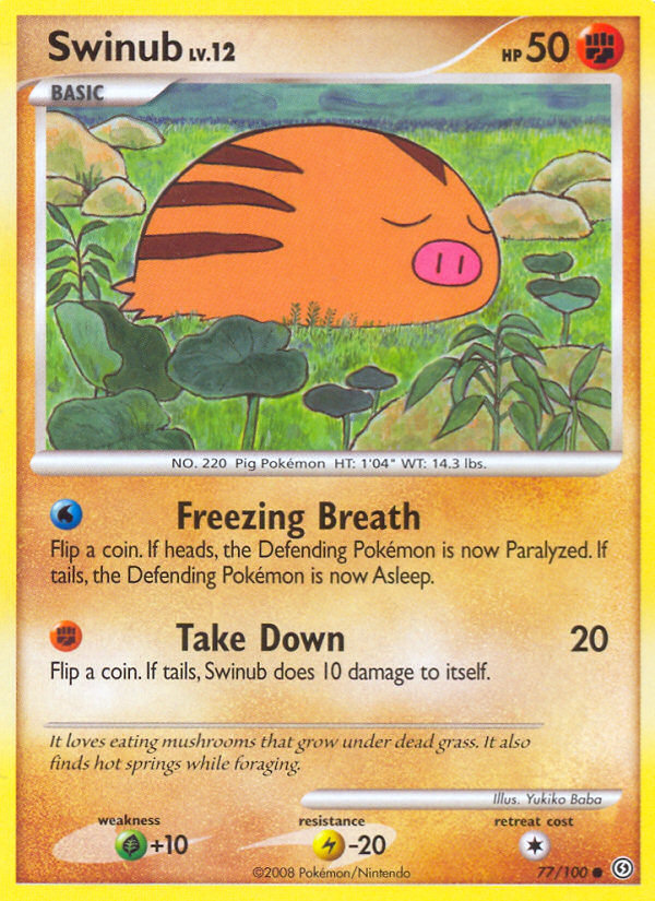 Swinub (77/100) [Diamond &amp; Pearl: Stormfront] 
