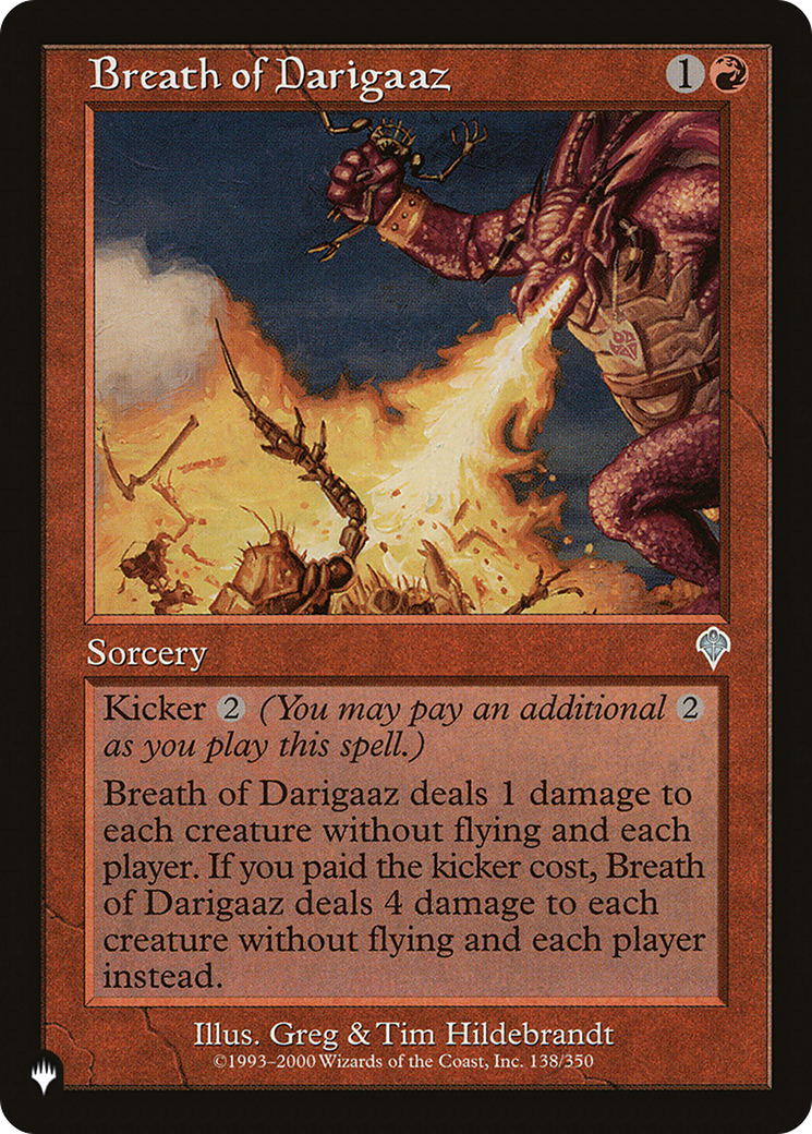 Breath of Darigaaz [The List Reprints] 