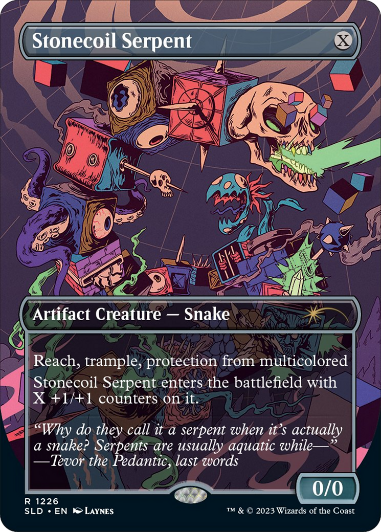 Stonecoil Serpent (Borderless) [Secret Lair Drop Series] 