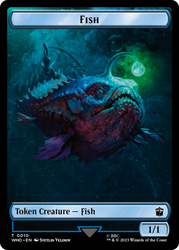 Fish // Treasure (0030) Double-Sided Token [Doctor Who Tokens] 