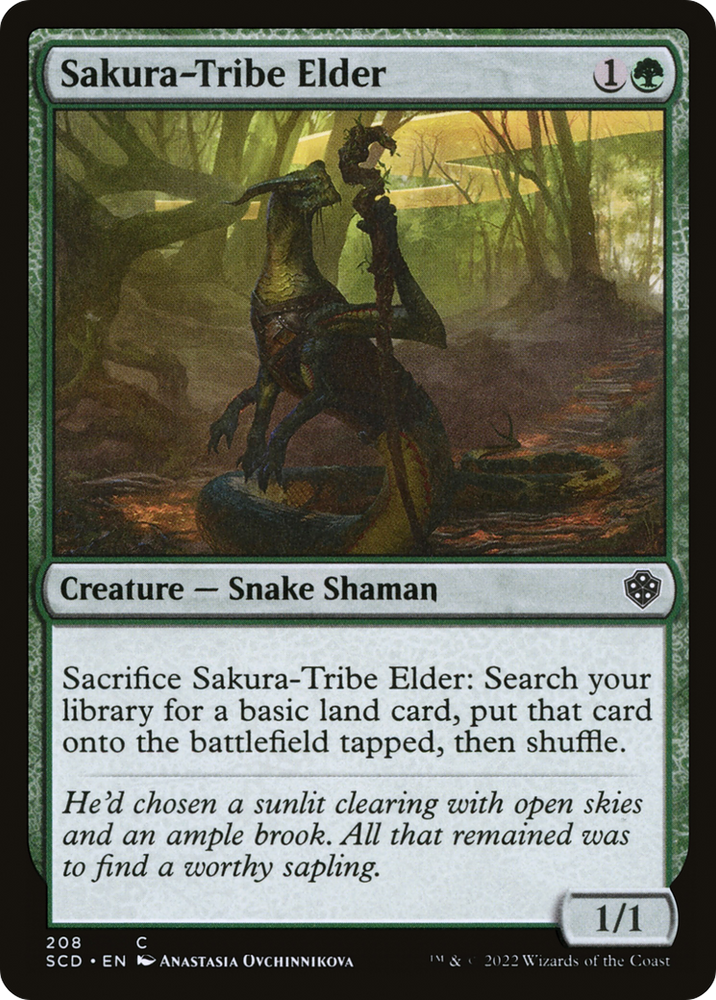 Sakura-Tribe Elder [Starter Commander Decks] 