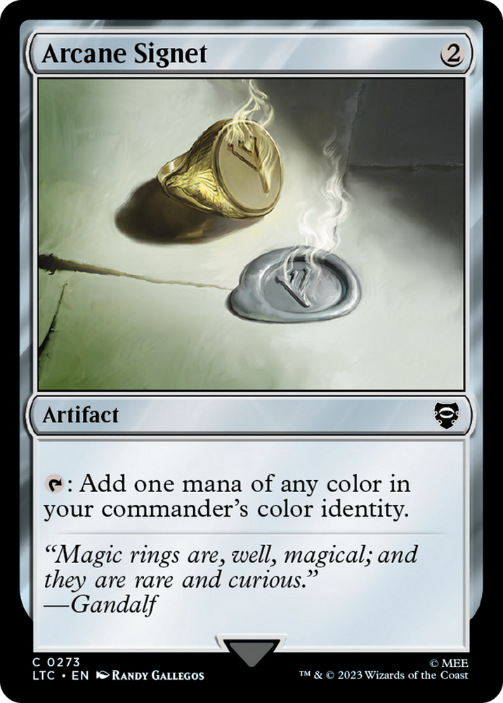 Arcane Signet [The Lord of the Rings: Tales of Middle-Earth Commander] 