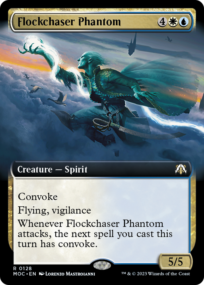 Flockchaser Phantom (Extended Art) [March of the Machine Commander] 