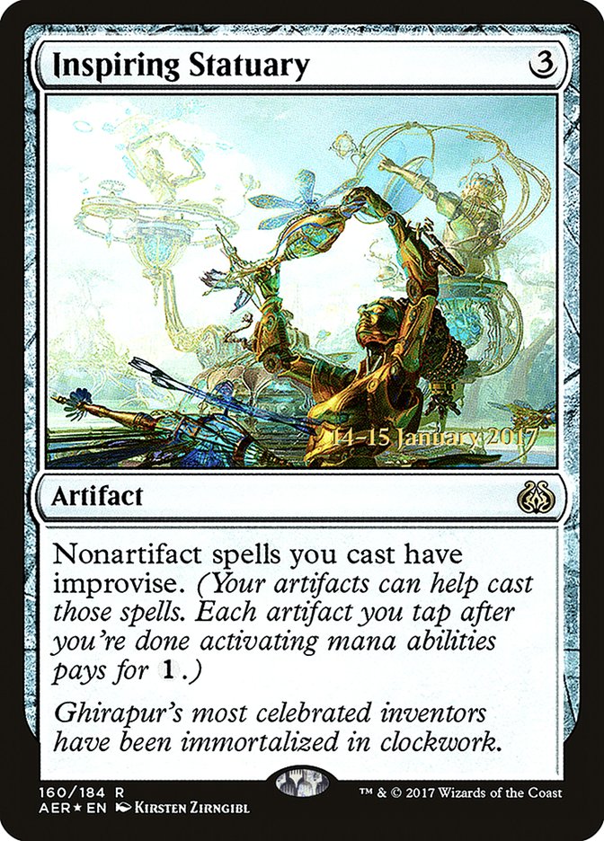 Inspiring Statuary [Aether Revolt Prerelease Promos] 