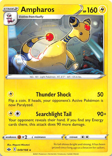 Ampharos (049/198) [Sword &amp; Shield: Chilling Reign] 