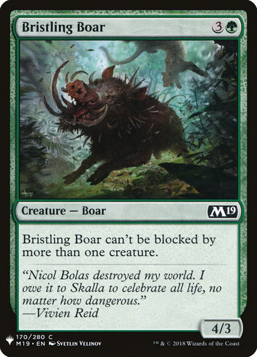 Bristling Boar [Mystery Booster] 