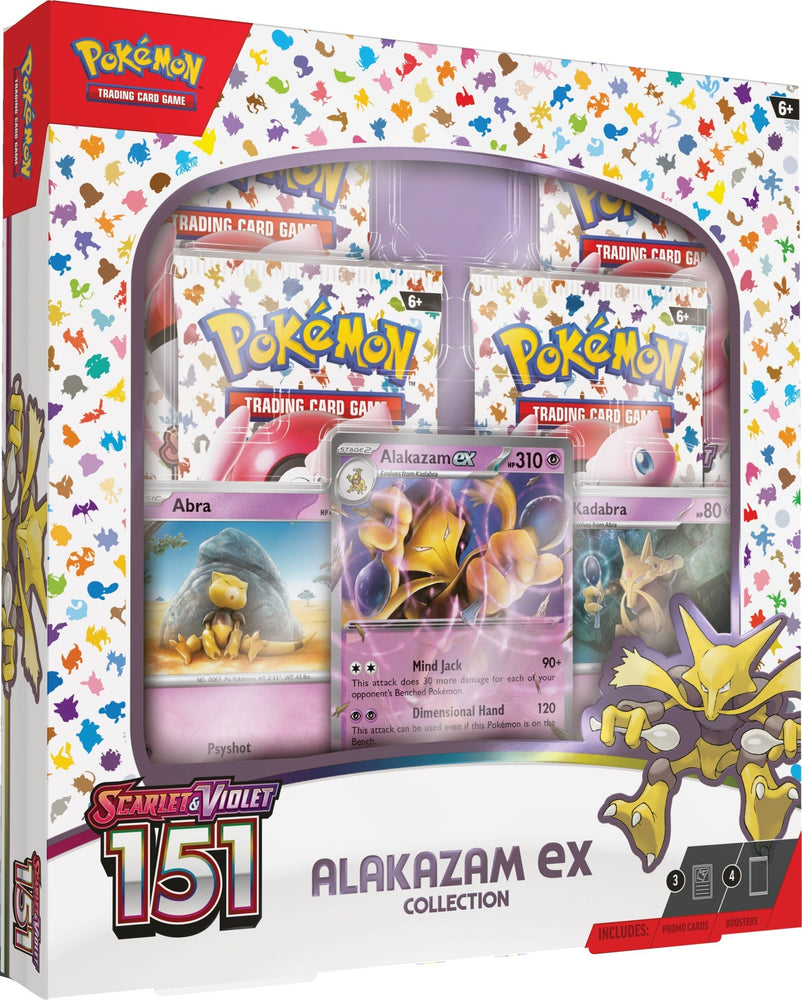 Scarlet & Violet: 151 - Alakazam ex Box - Espanol