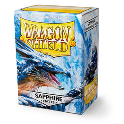 Dragon Shield: Standard 100ct Sleeves - Sapphire (Matte) 