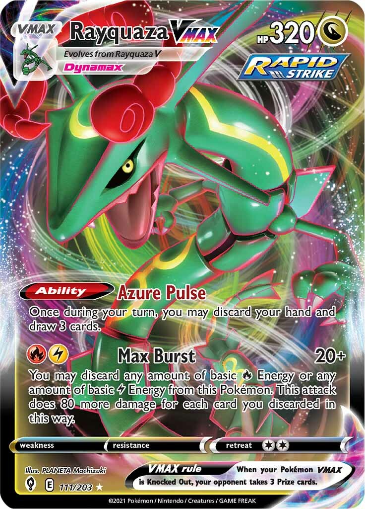 Rayquaza VMAX (111/203) [Sword & Shield: Evolving Skies] 