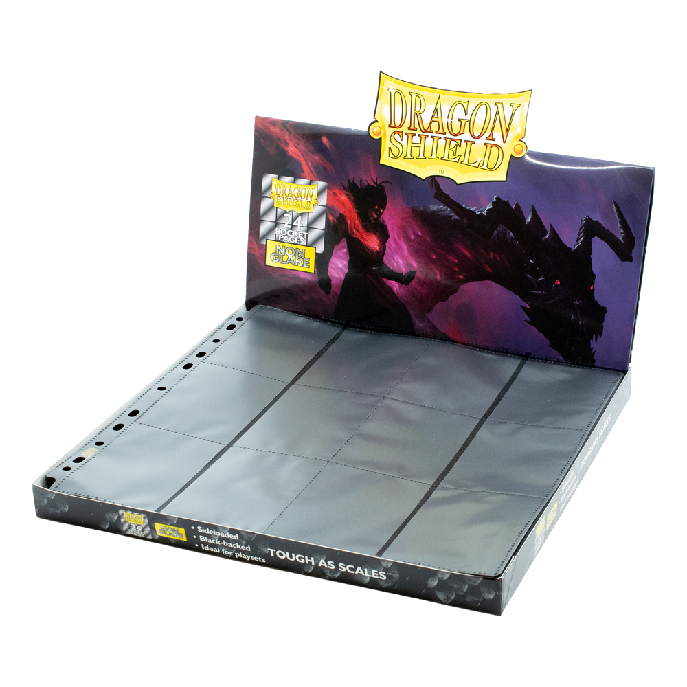 Dragon Shield: 24-Pocket Pages - Double Sided (Center-Loaded Non-Glare) 