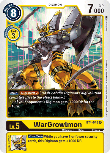 WarGrowlmon [BT4-046] [Great Legend] 