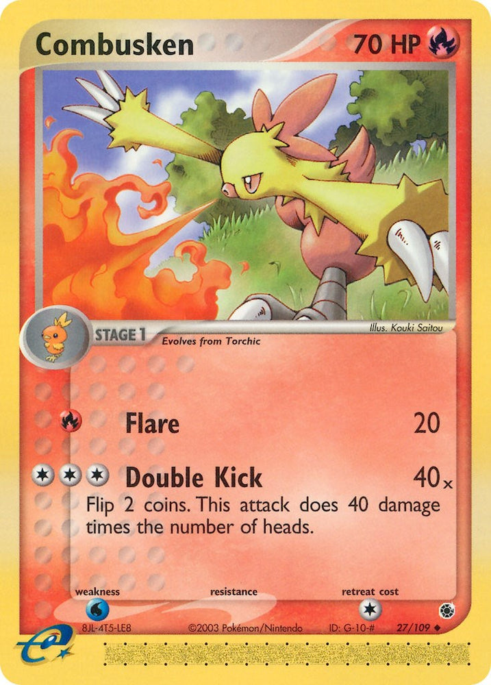 Combusken (27/109) [EX: Ruby &amp; Sapphire] 