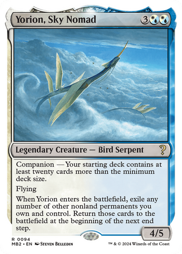 Yorion, Sky Nomad (White Border) [Mystery Booster 2] 