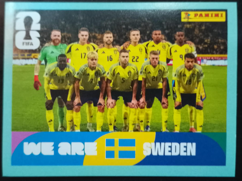 #SWE013 | Panini | Fifa World Cup Stickers | 2026 | SwedenTeam |
