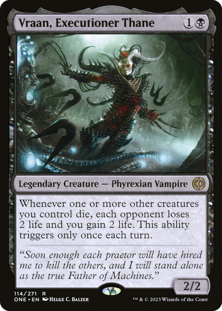 Vraan, Executioner Thane [Phyrexia: All Will Be One] 