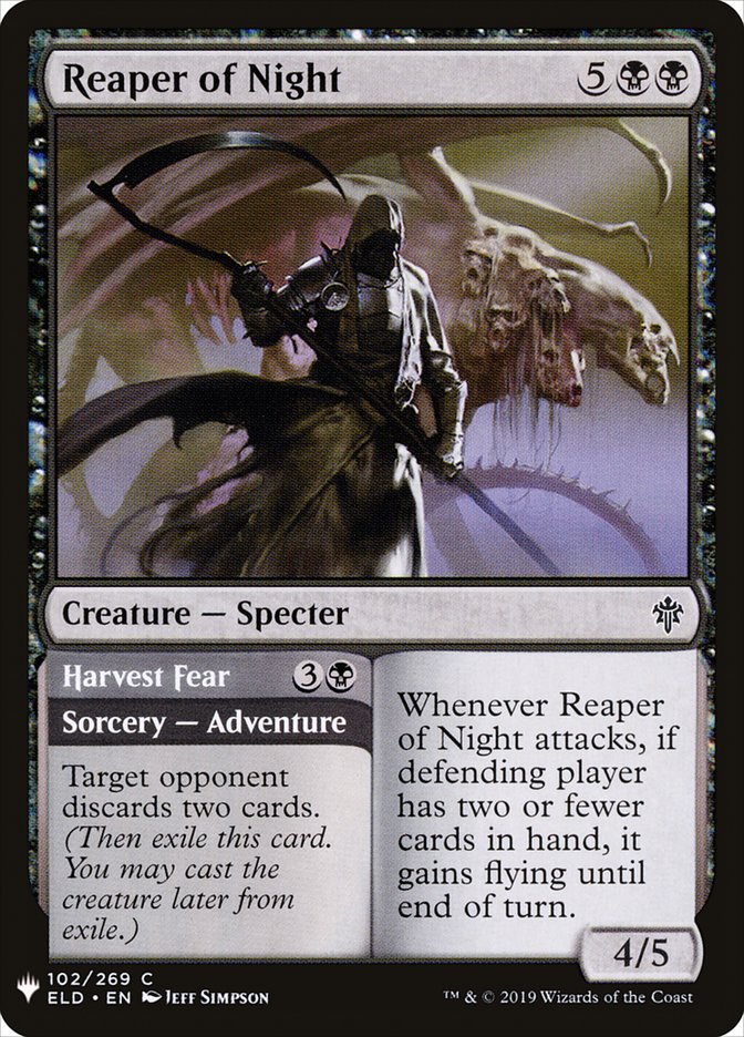 Reaper of Night // Harvest Fear [Mystery Booster] 