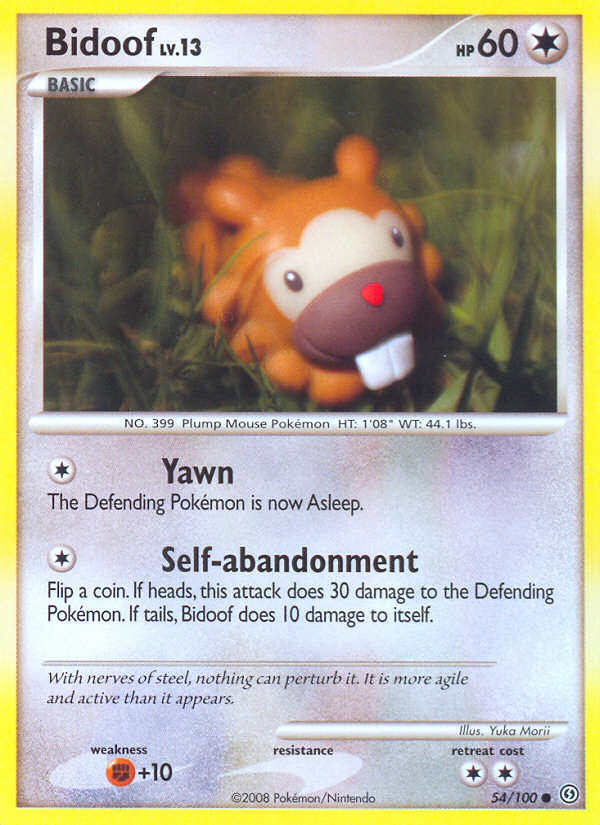 Bidoof (54/100) [Diamond &amp; Pearl: Stormfront] 