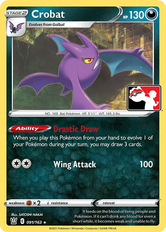 Crobat (091/163) [Prize Pack Series One] 